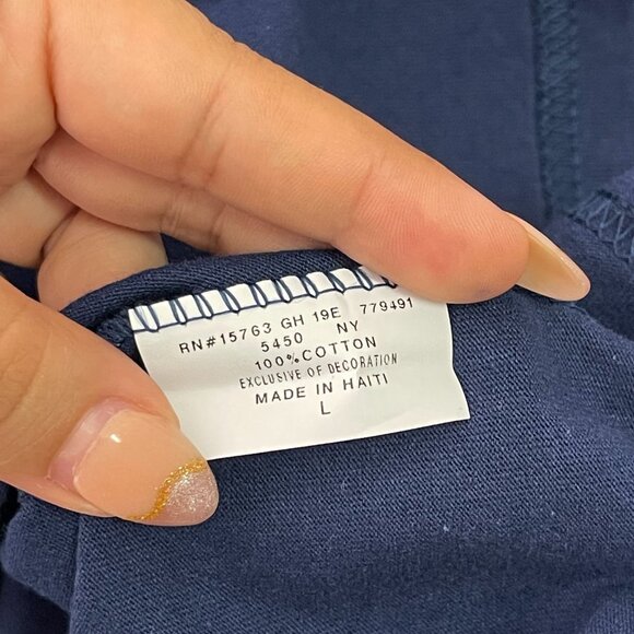 NWT Hanes Kid's Blue Short Sleeve UVA Virginia Cavaliers Basic Logo T-Shirt - Picture 6 of 8